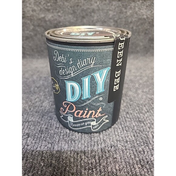 NEW Debi's Design Diary DIY Paint in Queen Bee Yellow 16 fl oz Chalk Paint Pint - Picture 2 of 4